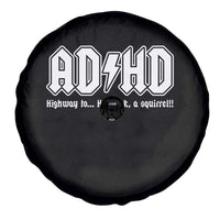 Funny ADHD Spare Tire Cover Hey Look a Squirrel Rocks Graphic - Wonder Print Shop