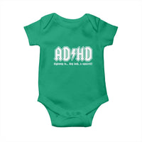 Funny ADHD Baby Onesie Hey Look a Squirrel Rocks Graphic - Wonder Print Shop