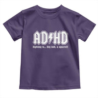 Funny ADHD Toddler T Shirt Hey Look a Squirrel Rocks Graphic - Wonder Print Shop