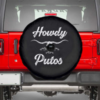 Howdy Putos Spare Tire Cover Western Cowboy Skull Outlaw Style