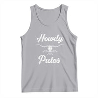 Howdy Putos Tank Top Western Cowboy Skull Outlaw Style