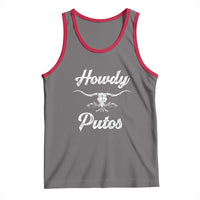 Howdy Putos Tank Top Western Cowboy Skull Outlaw Style