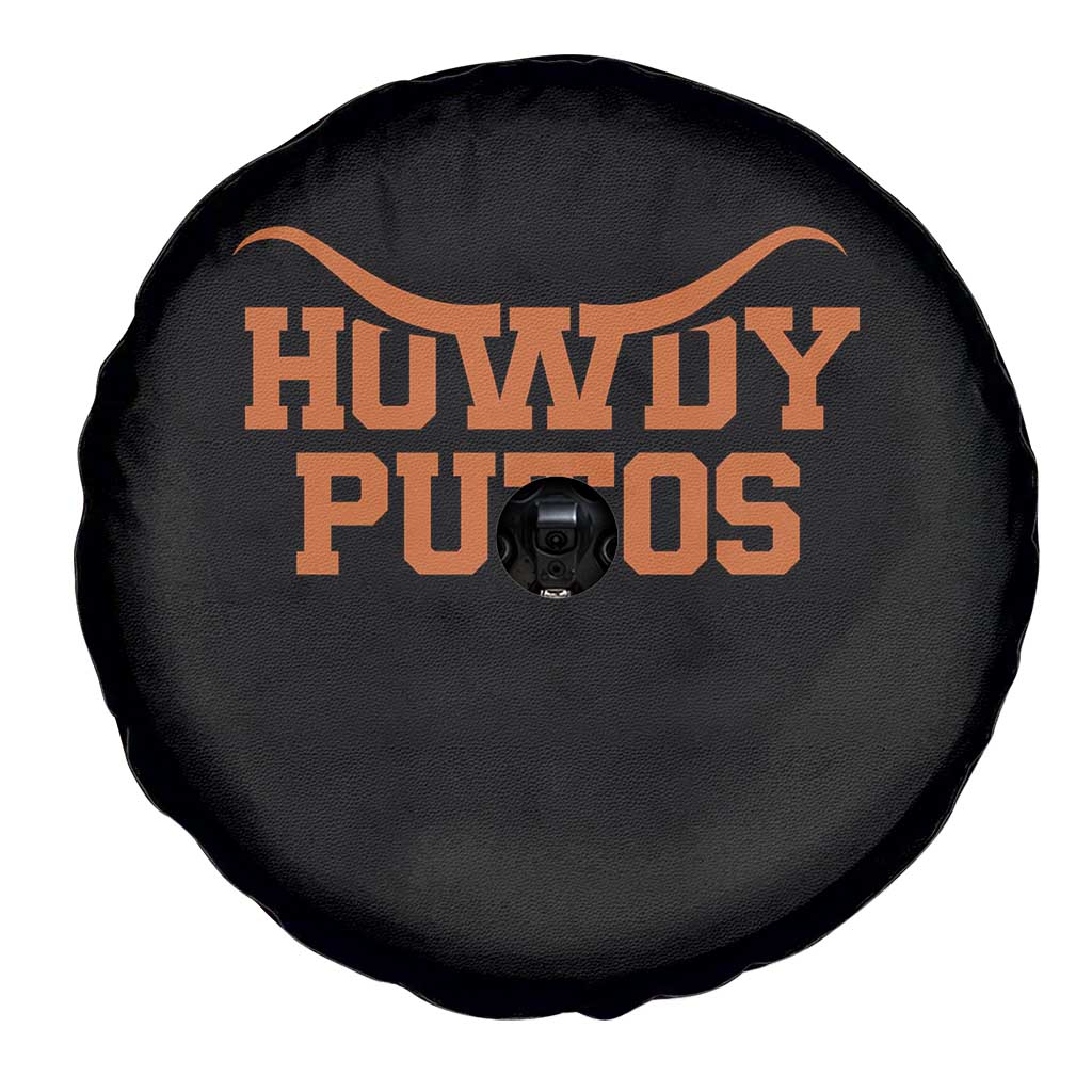 Howdy Putos Spare Tire Cover Funny Western Cowboy Spanish Slang - Wonder Print Shop