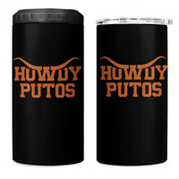 Howdy Putos 4 in 1 Can Cooler Tumbler Funny Western Cowboy Spanish Slang - Wonder Print Shop
