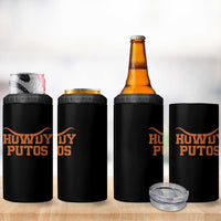 Howdy Putos 4 in 1 Can Cooler Tumbler Funny Western Cowboy Spanish Slang - Wonder Print Shop