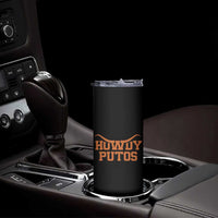 Howdy Putos Skinny Tumbler Funny Western Cowboy Spanish Slang - Wonder Print Shop