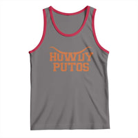 Howdy Putos Tank Top Funny Western Cowboy Spanish Slang - Wonder Print Shop