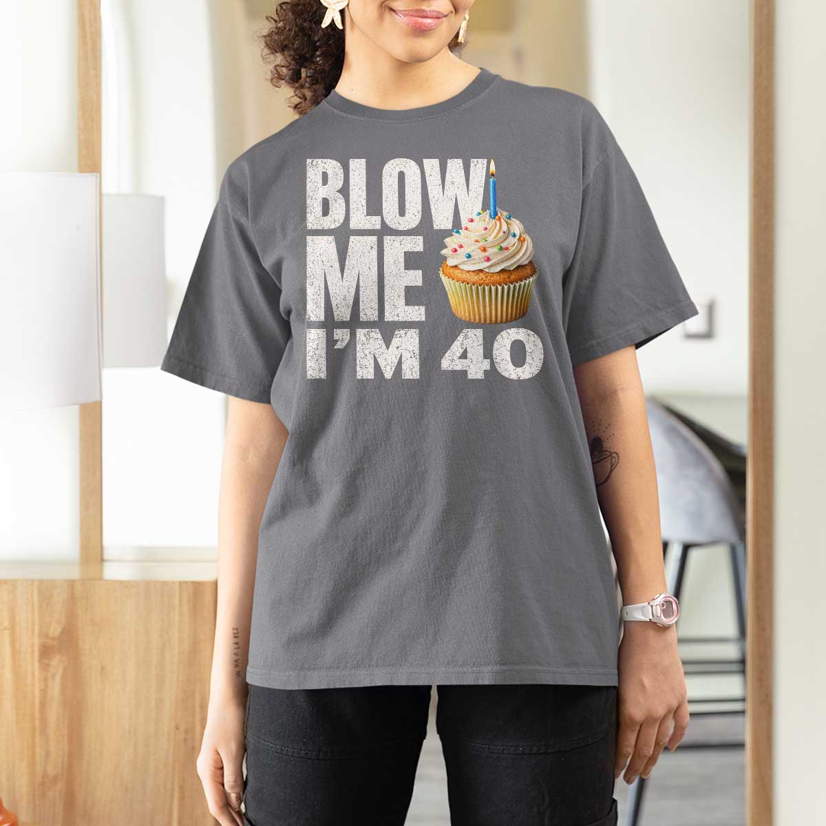 Funny 40th Birthday T Shirt For Women Blow Me Im 40 Year Old Bday Gag Gift Saying