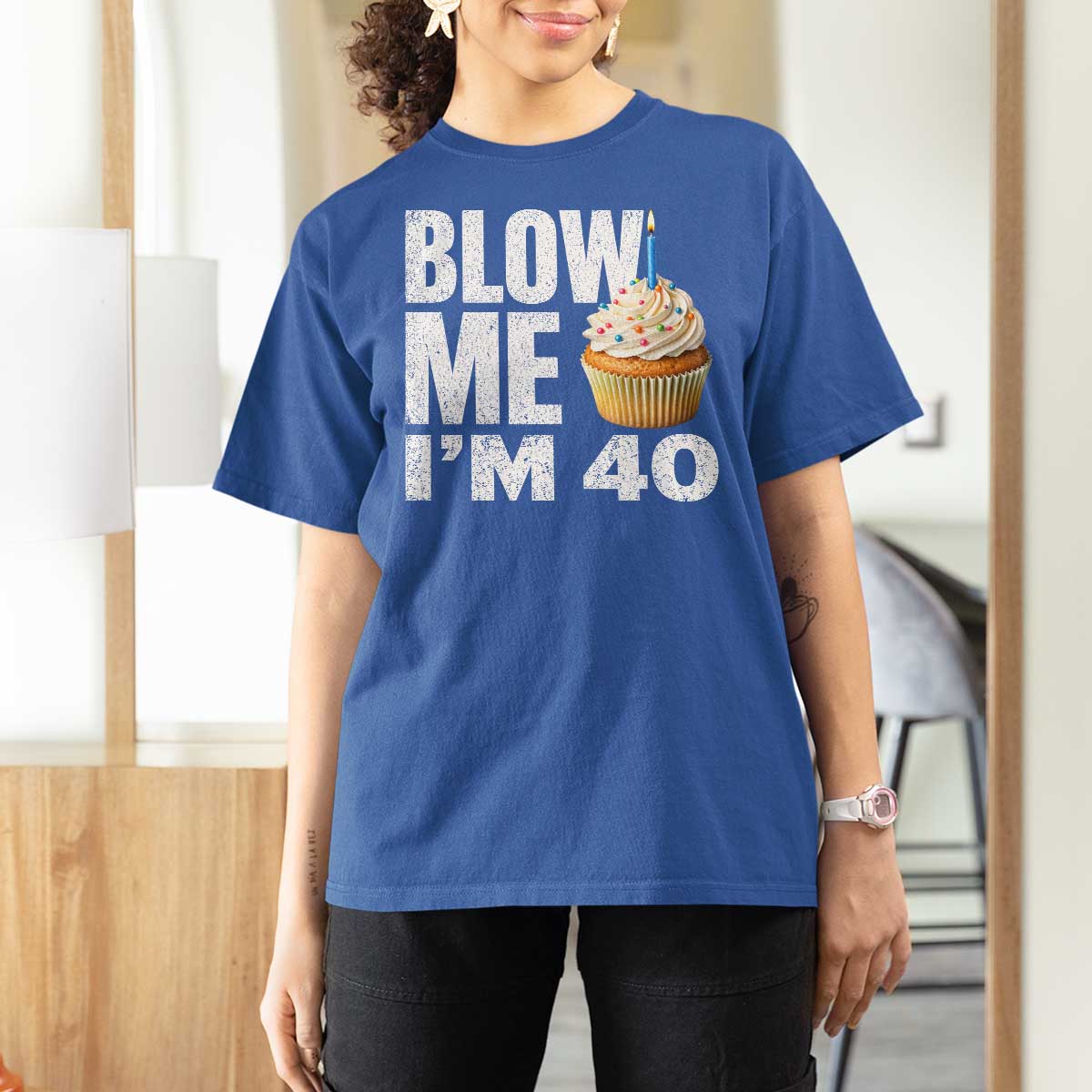 Funny 40th Birthday T Shirt For Women Blow Me Im 40 Year Old Bday Gag Gift Saying
