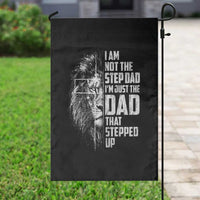Bonus Dad Garden Flag Stepdad Gifts From Stepdaughter Stepson Cross Lion Stepped Up Dad