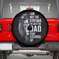 Bonus Dad Spare Tire Cover Stepdad Gifts From Stepdaughter Stepson Cross Lion Stepped Up Dad