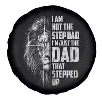 Bonus Dad Spare Tire Cover Stepdad Gifts From Stepdaughter Stepson Cross Lion Stepped Up Dad