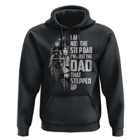 Bonus Dad Hoodie Stepdad Gifts From Stepdaughter Stepson Cross Lion Stepped Up Dad