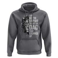 Bonus Dad Hoodie Stepdad Gifts From Stepdaughter Stepson Cross Lion Stepped Up Dad