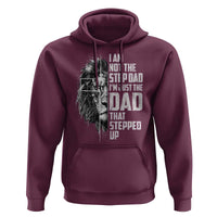 Bonus Dad Hoodie Stepdad Gifts From Stepdaughter Stepson Cross Lion Stepped Up Dad