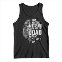 Bonus Dad Tank Top Stepdad Gifts From Stepdaughter Stepson Cross Lion Stepped Up Dad