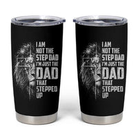 Bonus Dad Tumbler Cup Stepdad Gifts From Stepdaughter Stepson Cross Lion Stepped Up Dad