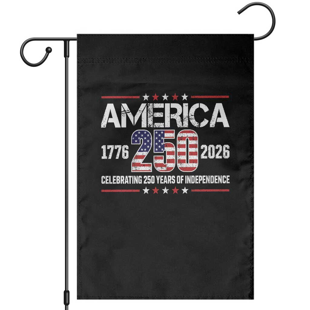 250th Anniversary Garden Flag American 250 Years Birthday Patriotic 1776 2026
