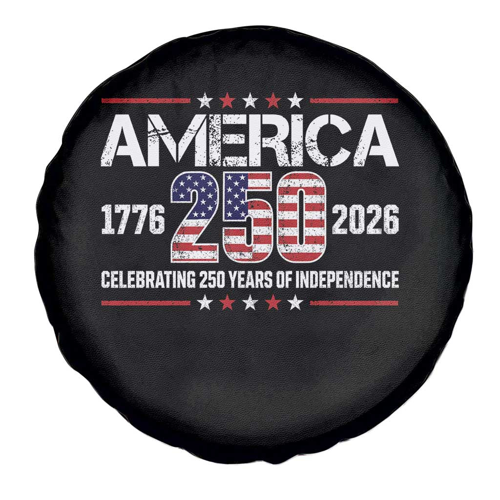 250th Anniversary Spare Tire Cover American 250 Years Birthday Patriotic 1776 2026