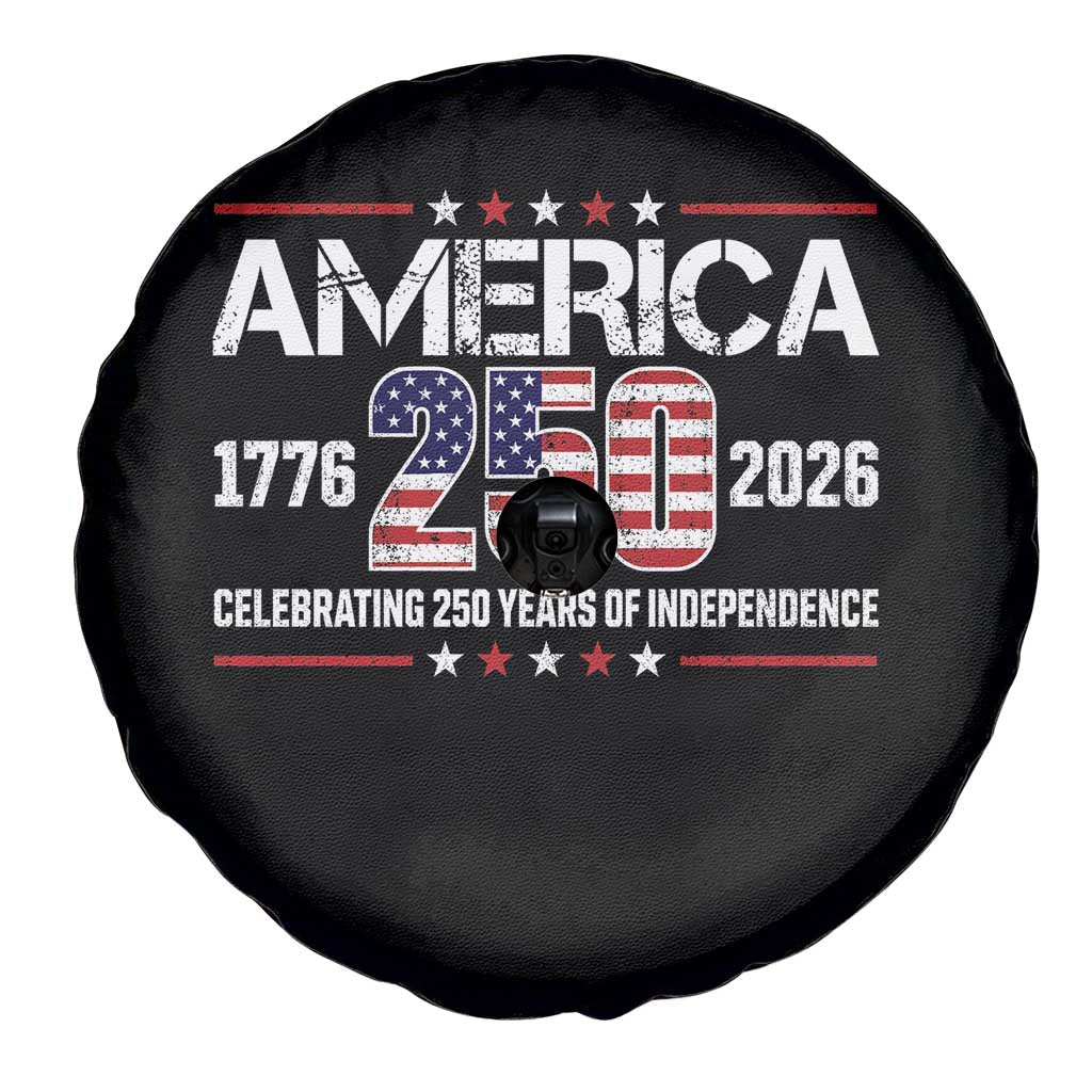250th Anniversary Spare Tire Cover American 250 Years Birthday Patriotic 1776 2026