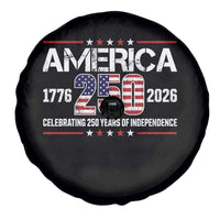 250th Anniversary Spare Tire Cover American 250 Years Birthday Patriotic 1776 2026
