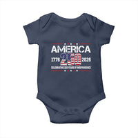 250th Anniversary Baby Onesie American 250 Years Birthday Patriotic 1776 2026