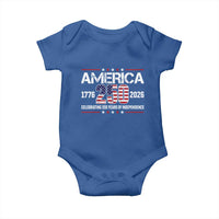 250th Anniversary Baby Onesie American 250 Years Birthday Patriotic 1776 2026