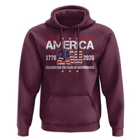 250th Anniversary Hoodie American 250 Years Birthday Patriotic 1776 2026