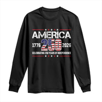 250th Anniversary Long Sleeve Shirt American 250 Years Birthday Patriotic 1776 2026