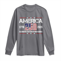 250th Anniversary Long Sleeve Shirt American 250 Years Birthday Patriotic 1776 2026