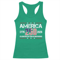 250th Anniversary Racerback Tank Top American 250 Years Birthday Patriotic 1776 2026