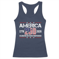 250th Anniversary Racerback Tank Top American 250 Years Birthday Patriotic 1776 2026