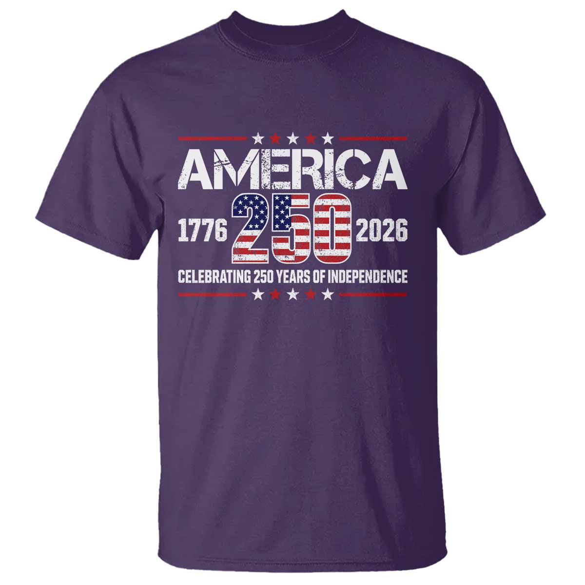250th Anniversary T Shirt American 250 Years Birthday Patriotic 1776 2026