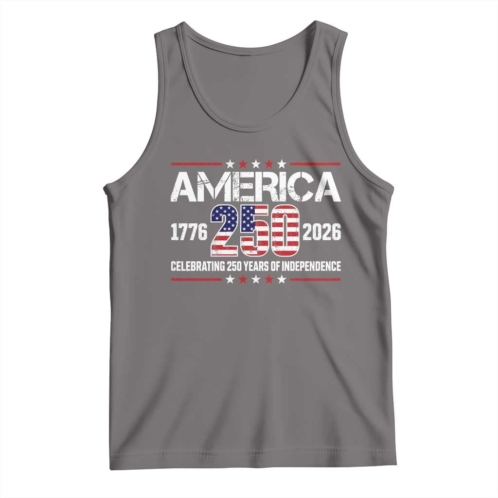250th Anniversary Tank Top American 250 Years Birthday Patriotic 1776 2026