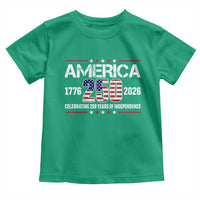 250th Anniversary Toddler T Shirt American 250 Years Birthday Patriotic 1776 2026