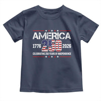 250th Anniversary Toddler T Shirt American 250 Years Birthday Patriotic 1776 2026