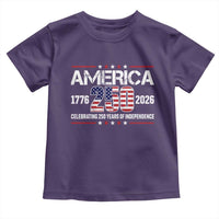 250th Anniversary Toddler T Shirt American 250 Years Birthday Patriotic 1776 2026