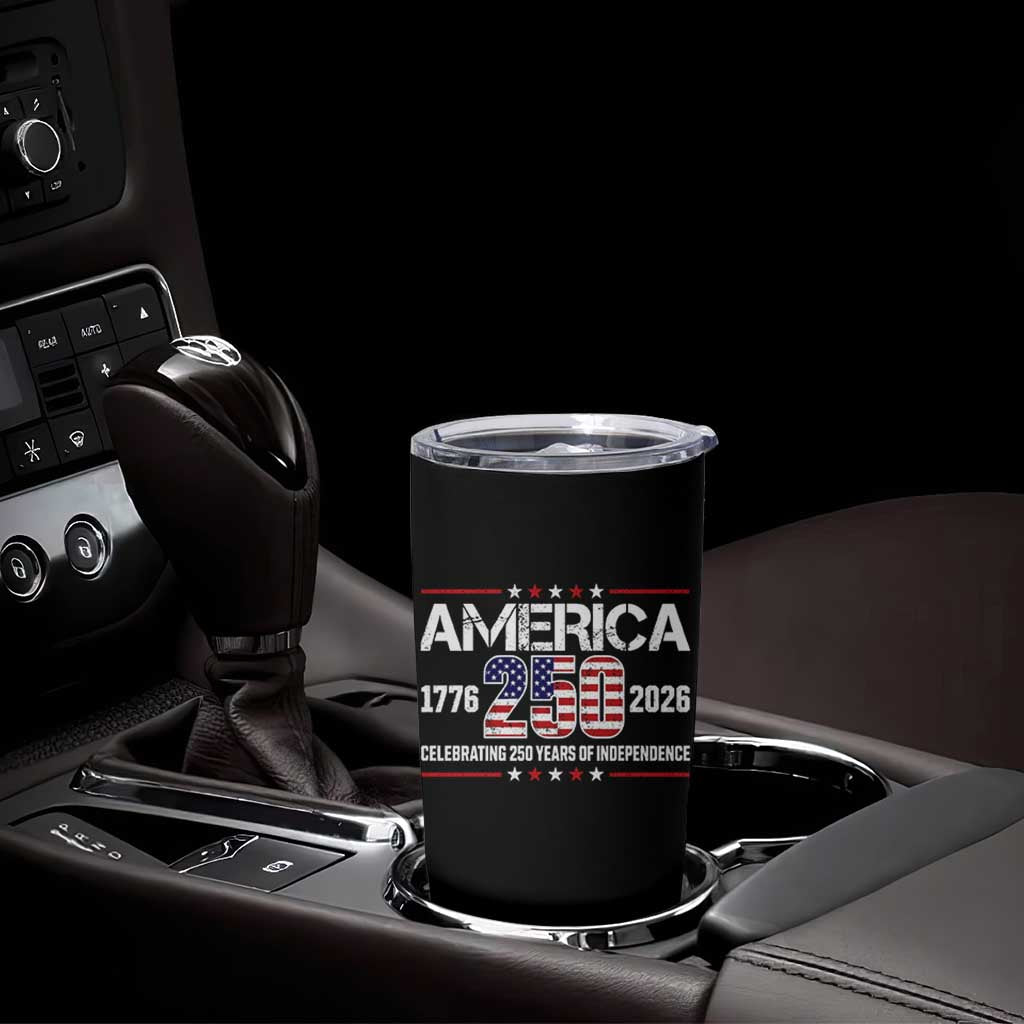 250th Anniversary Tumbler Cup American 250 Years Birthday Patriotic 1776 2026