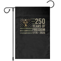 250th Anniversary Garden Flag 1776 2026 250 Years Birthday Patriotic Camouflage USA Flag