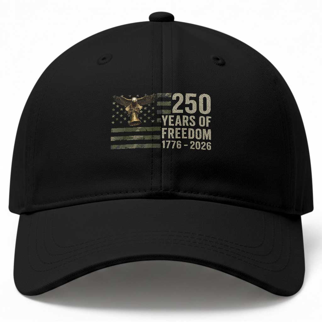 250th Anniversary Baseball Cap 1776 2026 250 Years Birthday Patriotic Camouflage USA Flag