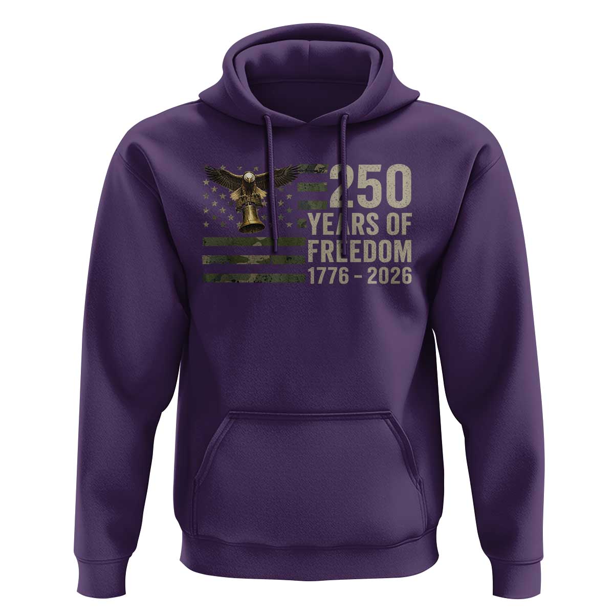 250th Anniversary Hoodie 1776 2026 250 Years Birthday Patriotic Camouflage USA Flag