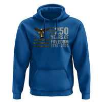 250th Anniversary Hoodie 1776 2026 250 Years Birthday Patriotic Camouflage USA Flag