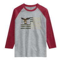 250th Anniversary Raglan Shirt 1776 2026 250 Years Birthday Patriotic Camouflage USA Flag