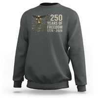 250th Anniversary Sweatshirt 1776 2026 250 Years Birthday Patriotic Camouflage USA Flag