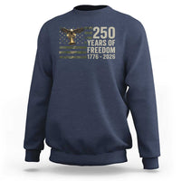 250th Anniversary Sweatshirt 1776 2026 250 Years Birthday Patriotic Camouflage USA Flag