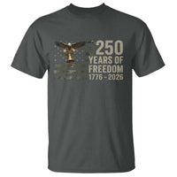 250th Anniversary T Shirt 1776 2026 250 Years Birthday Patriotic Camouflage USA Flag