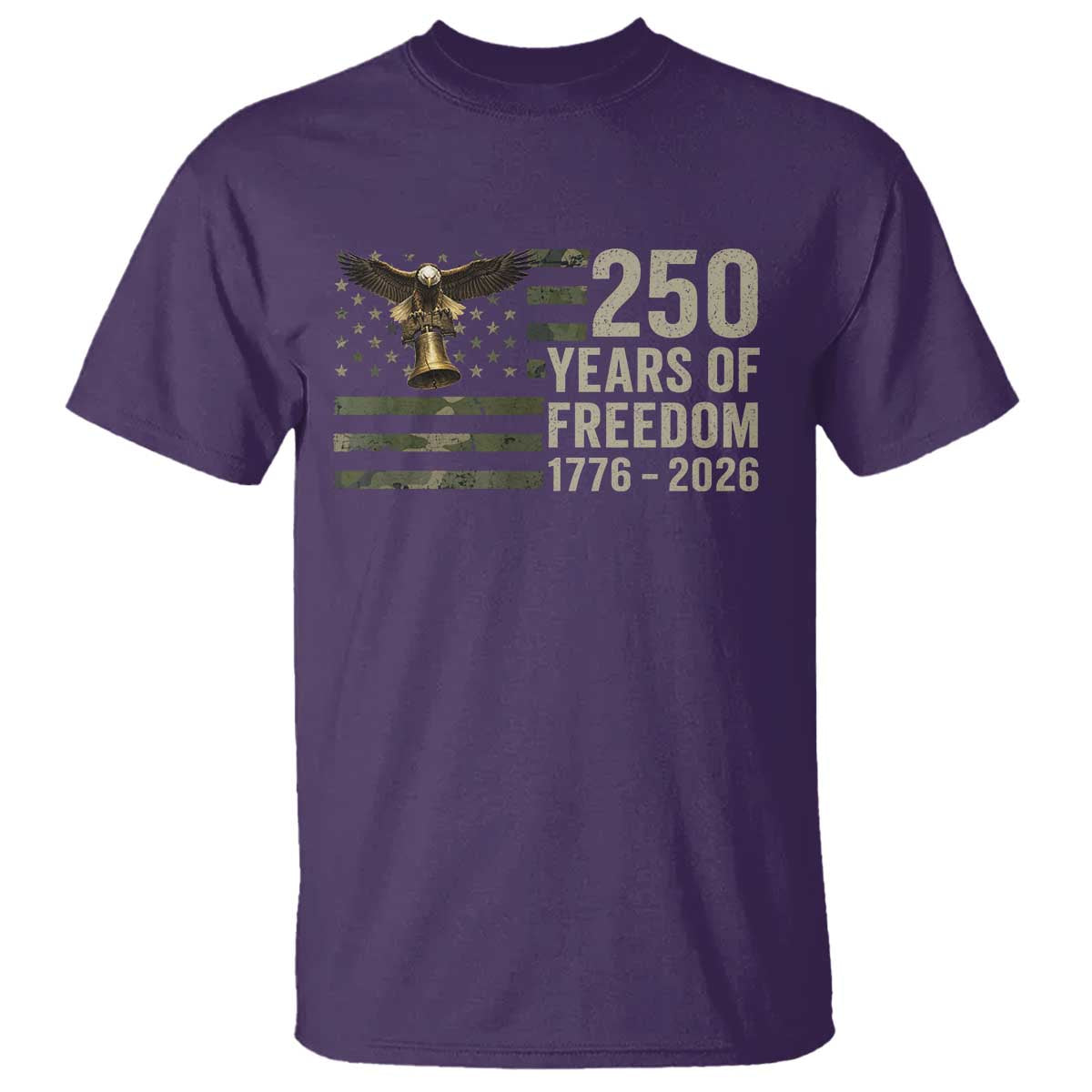 250th Anniversary T Shirt 1776 2026 250 Years Birthday Patriotic Camouflage USA Flag