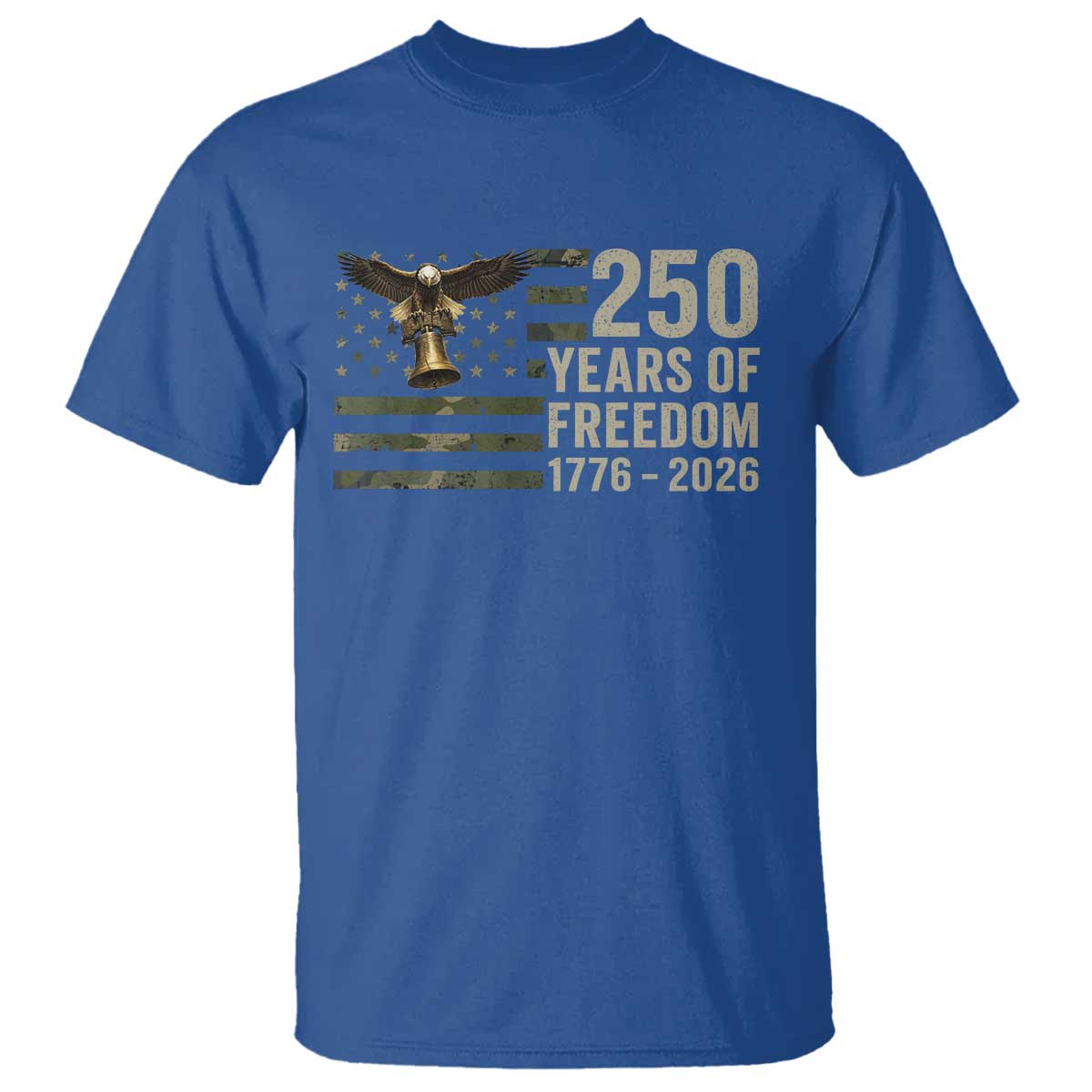 250th Anniversary T Shirt 1776 2026 250 Years Birthday Patriotic Camouflage USA Flag