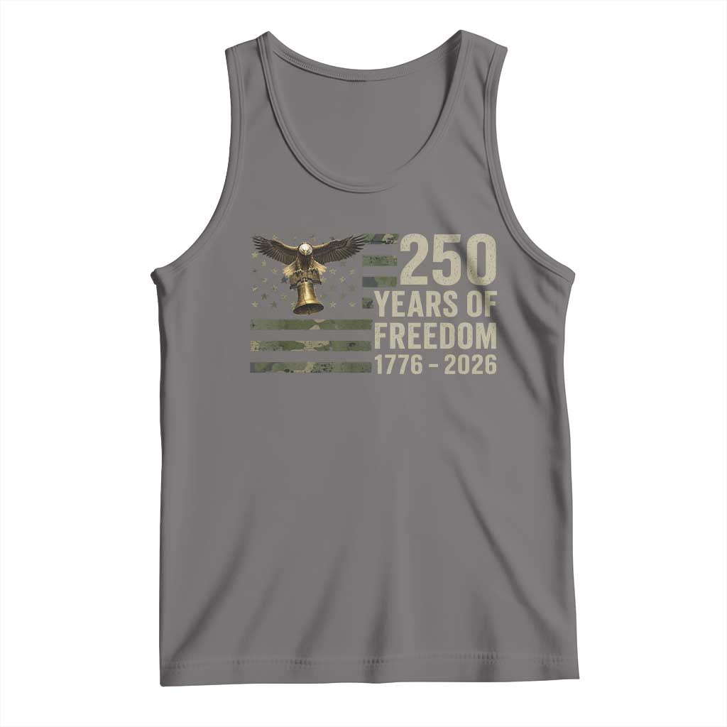 250th Anniversary Tank Top 1776 2026 250 Years Birthday Patriotic Camouflage USA Flag