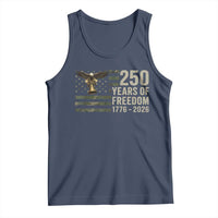250th Anniversary Tank Top 1776 2026 250 Years Birthday Patriotic Camouflage USA Flag